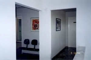 Corredor da clínica